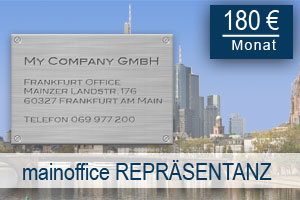Ihre neue Firmen Repräsentanz in Frankfurt am Main